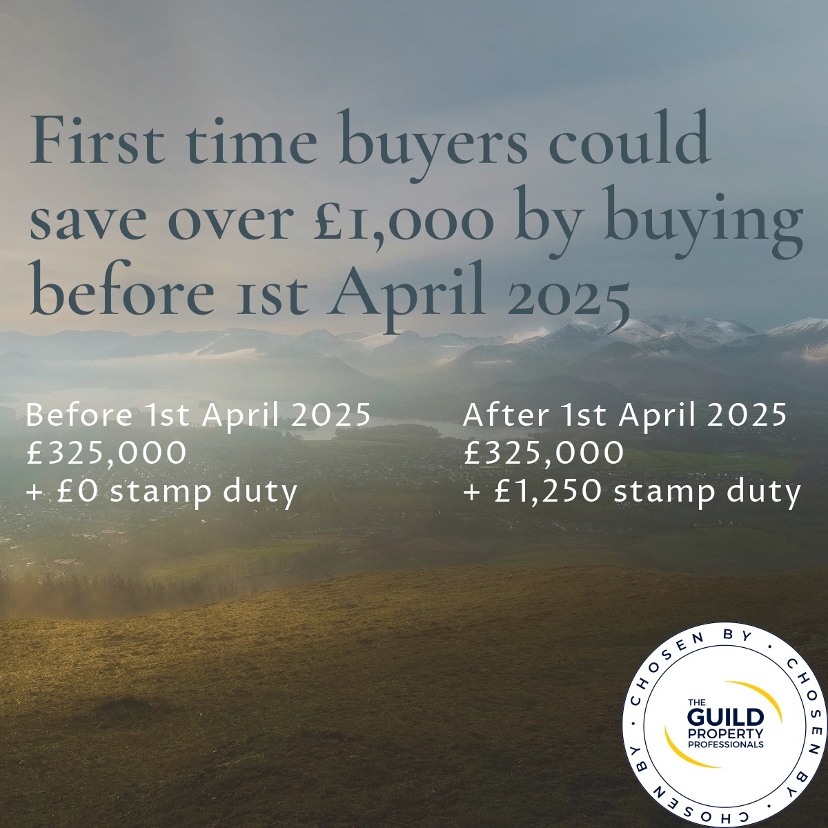 2025 outlook Save on Stamp Duty before it's too late Alasdair